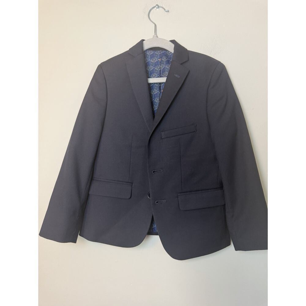 Tallia Boys Navy Blue Sports Coat Blazer Sz 7 Regular $125